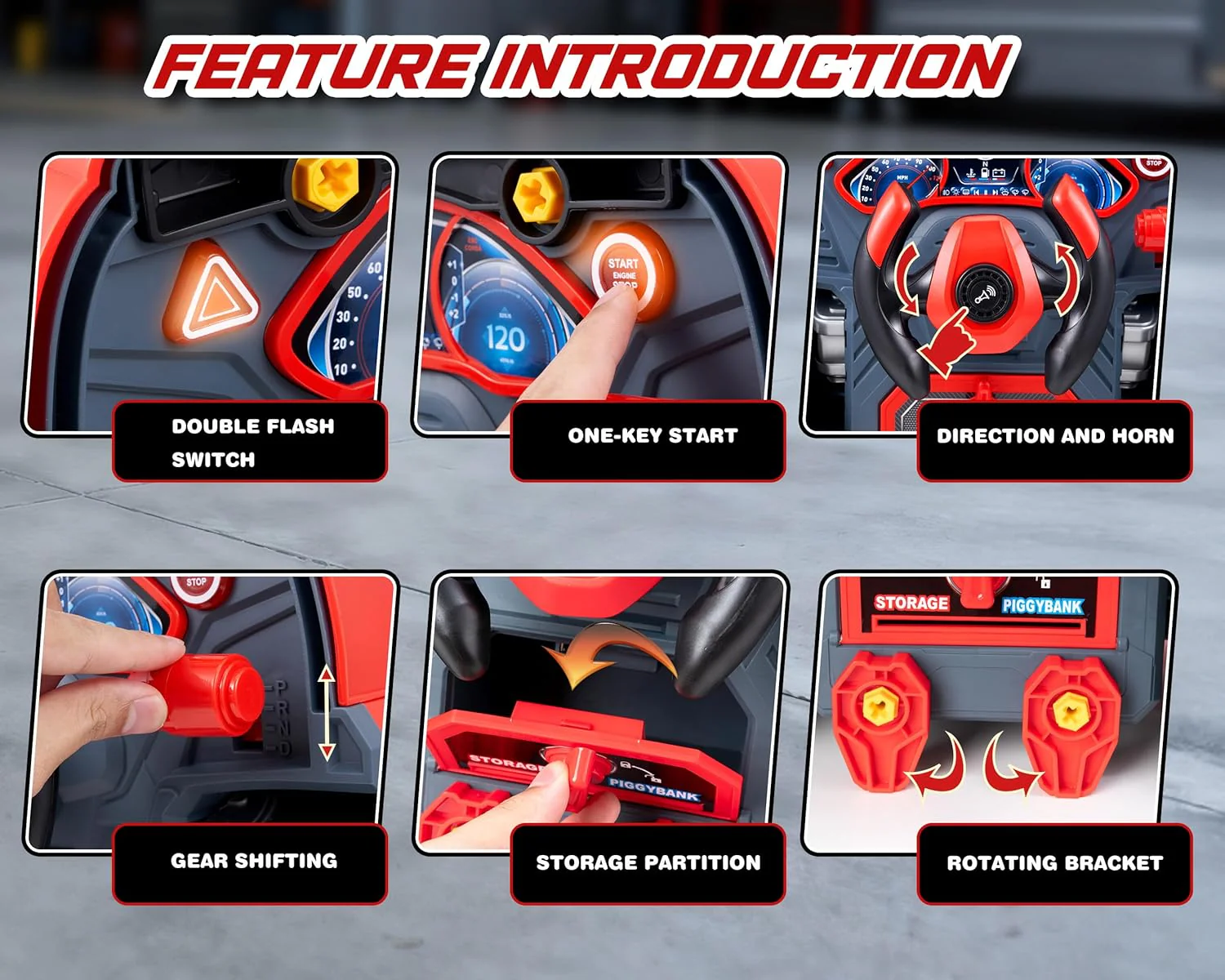 Interactive Truck Engine Toy with Removable Parts - Lights, Sounds, and Fun for Young Mechanics -Unleash their Creativity and Motor Skills with this Truck Engine Toy- Ideal Gift for 3-5-Year-Old Boys